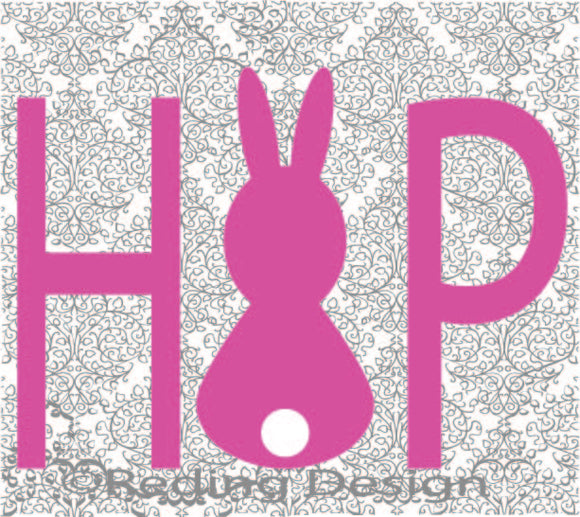 Hop Easter Digital Cut Files PNG SVG DXF