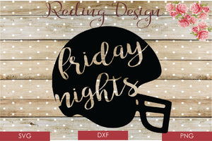 Friday Nights Digital Cut File SVG PNG DXF