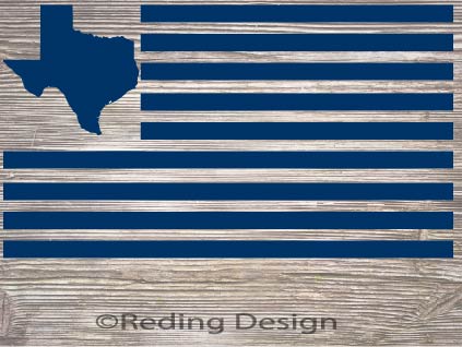 Texas American Flag SVG DXF PNG Digital Cut Files
